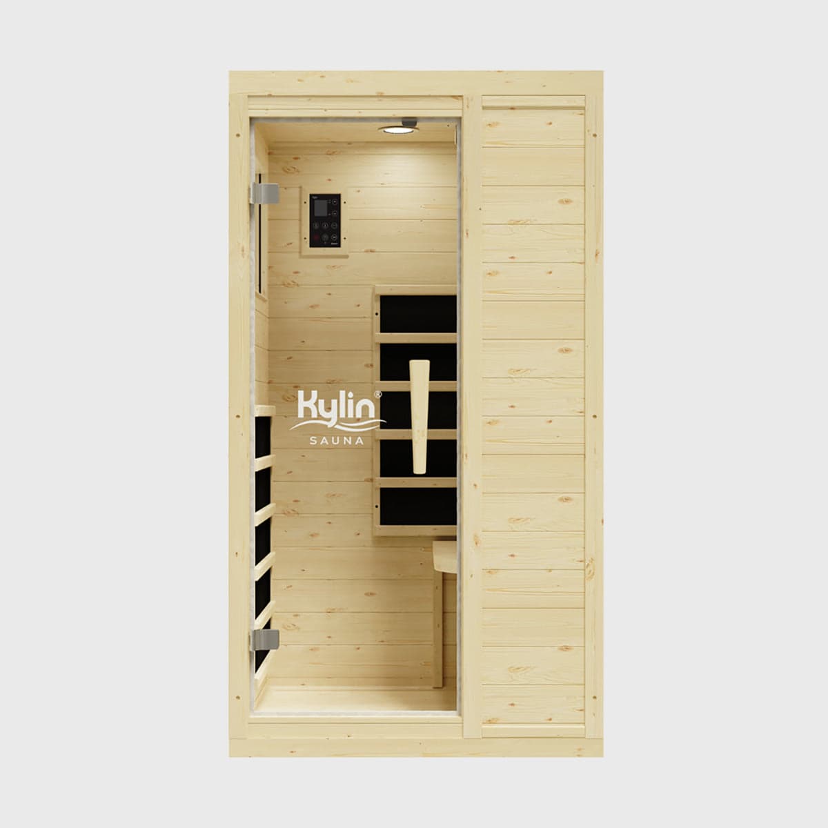 Kylin Sauna -  Nordic Spruce Carbon Infrared Sauna 1 Person KY-1E5