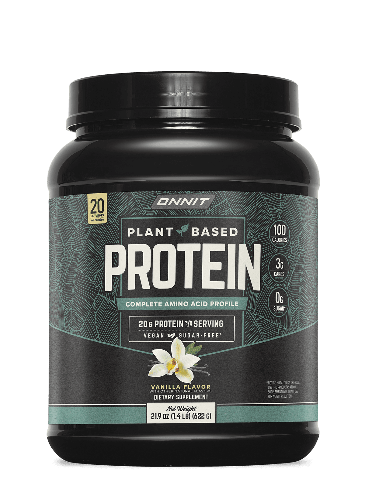 Plant-Based Protein - Vanilla (20 Serving Tub)