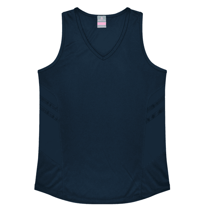 Ladies Tasman Singlet Navy Blue