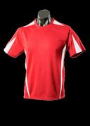 Mens Eureka Tee Red/White