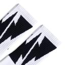 SOCCO Mike Vallely Bolt | White Mid Socks