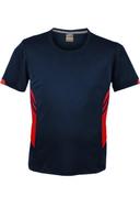 Kids Tasman Tee Navy/Red