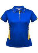 Ladies Tasman Polo Royal/Gold