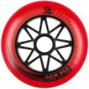UC Raw Inline Wheels 110mm 85a Red 3 Pack
