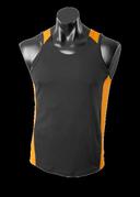 Kids Premier Singlet Black/Gold