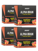Alpha BRAIN® Focus Shot - Peach (2.5 fl oz, 24 ct)