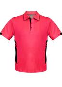 Kids Tasman Polo Neon Pink/Black