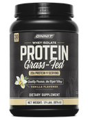 Grass Fed Whey Isolate Protein - Vanilla (30 Serving Tub)