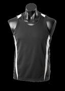 Kids Eureka Singlet Black/White