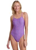 JOLYN Women's Astro Perry Printed One Piece Swimsuit
